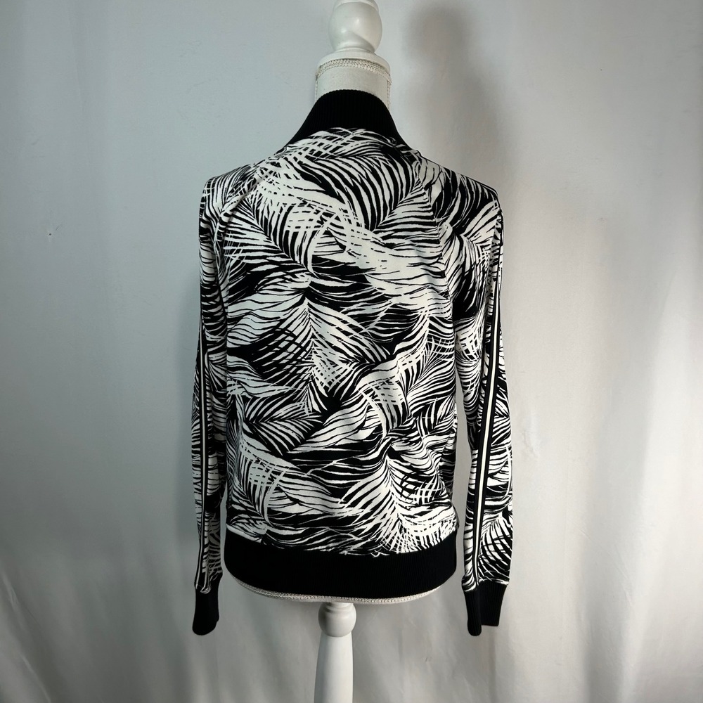 RALPH LAUREN PS Palm Leaf Print Track Jacket Zip Up Athletic Casual Women - Picture 7 of 9
